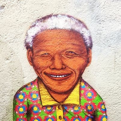 Nelson Mandela por Os Gêmeos